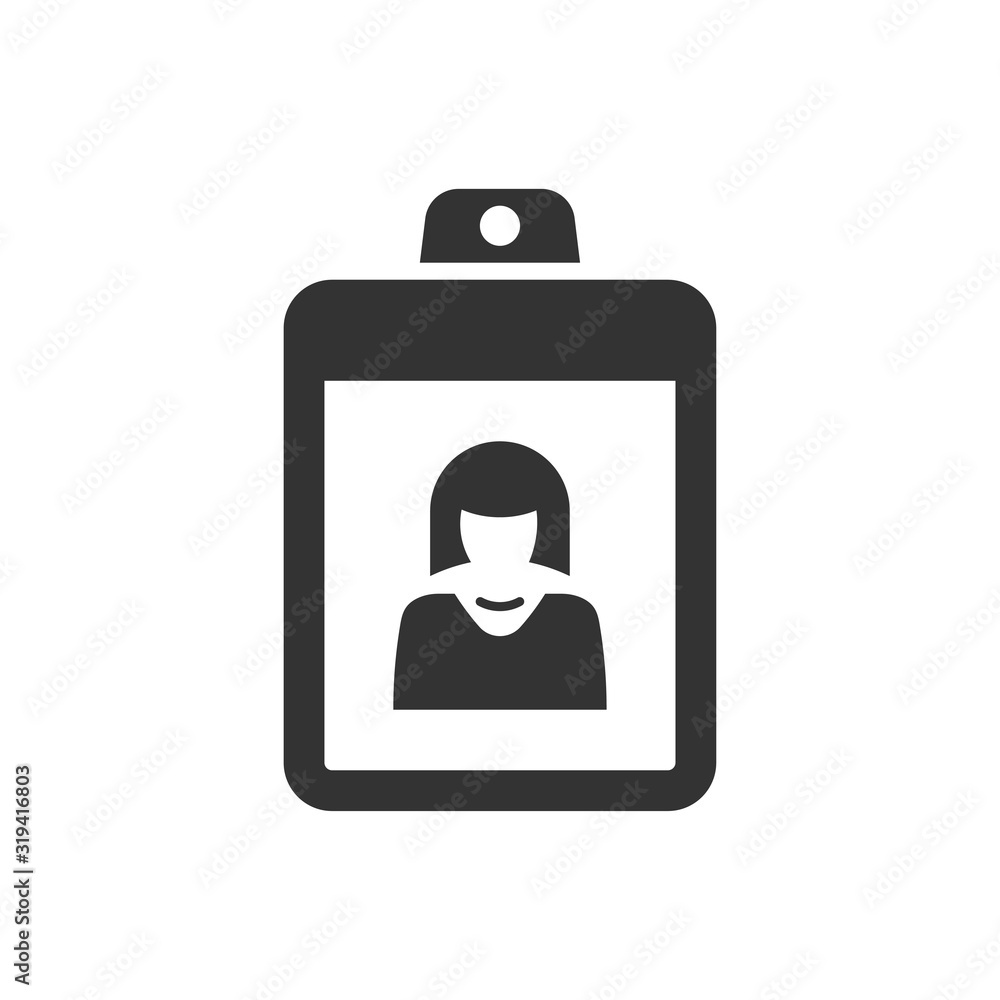 Identity card icon