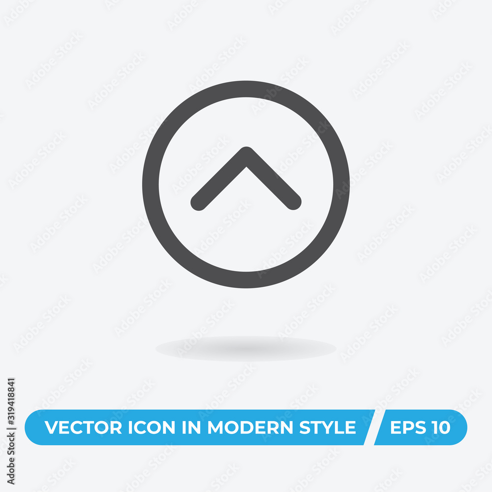 Upwards arrow vector icon, simple sign for web site and mobile app. Upwards arrow vector icon, simple sign for web site and mobile app.