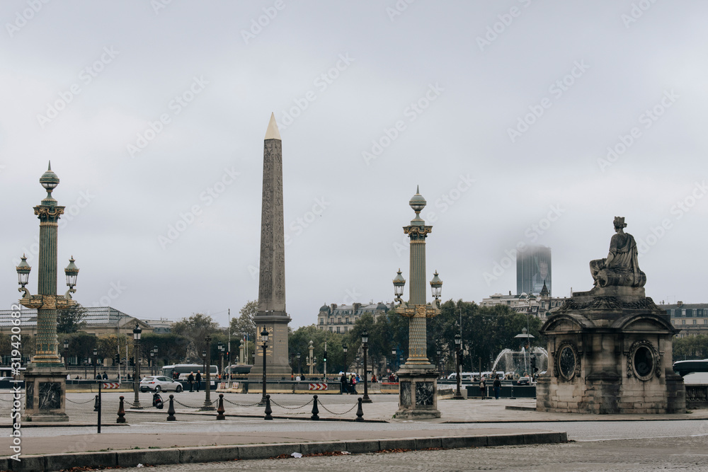 view of paris from the seine