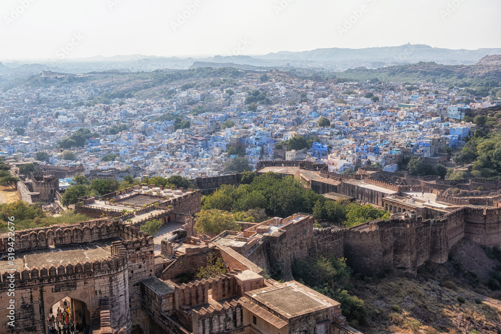 mehrangarh fort and jodhpur view