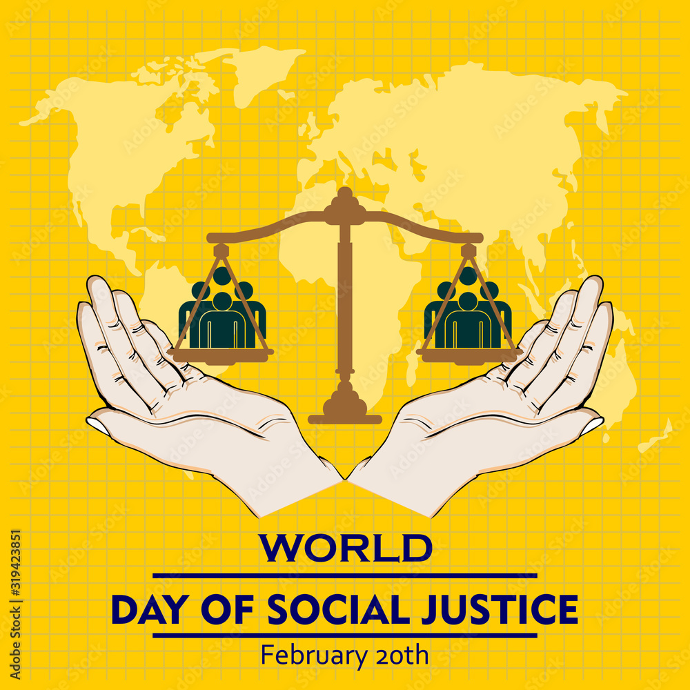 World Day of Social justice, poster and banner Stock Vector Adobe Stock