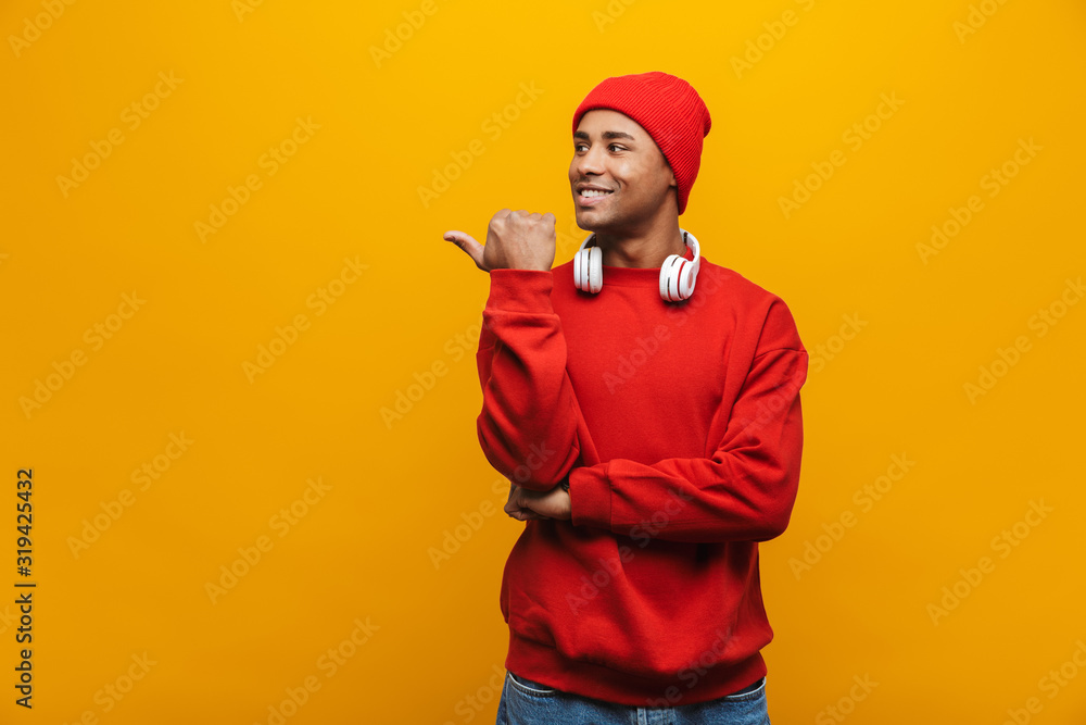 Portrait of an attractive confident casual young man Portrait of an attractive confident casual young man