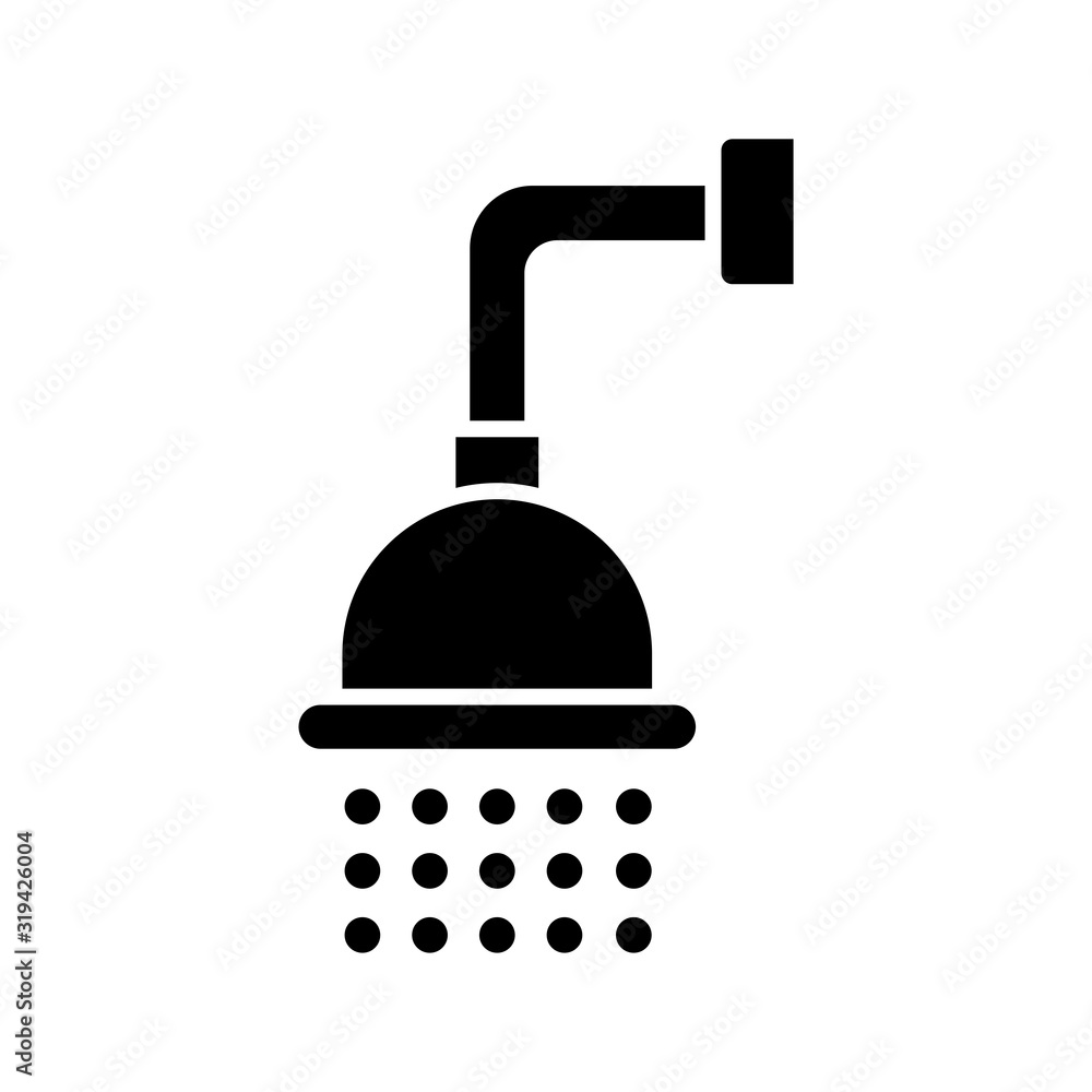 Shower icon vector Shower icon vector