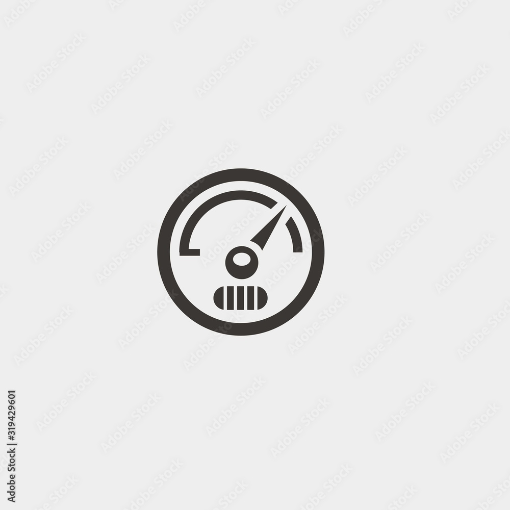 gauge meter icon vector illustration symbol for website and graphic design gauge meter icon vector illustration symbol for website and graphic design