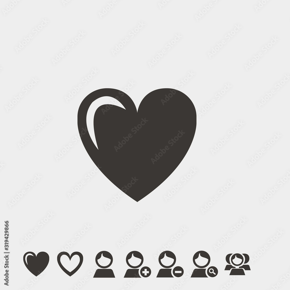 heart icon vector illustration symbol for website and graphic design heart icon vector illustration symbol for website and graphic design