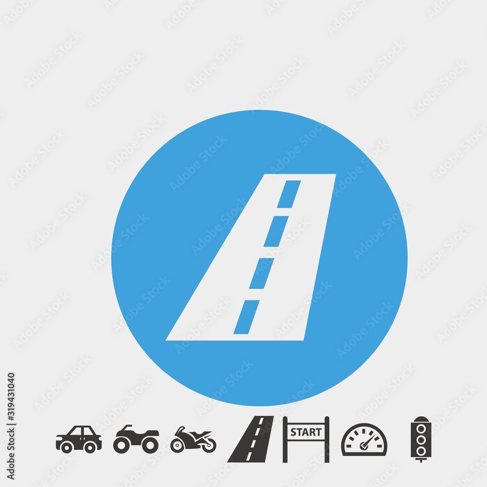 raod icon vector illustration symbol for website and graphic design raod icon vector illustration symbol for website and graphic design