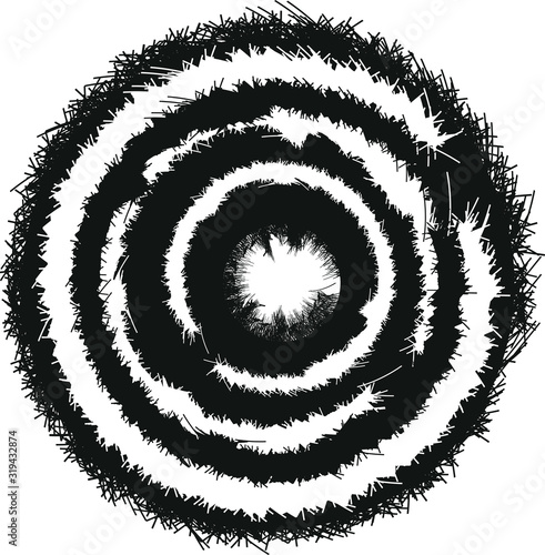 haystack icon, vector illustration