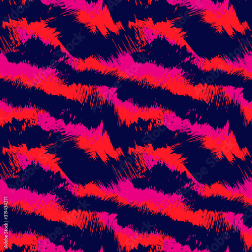 Abstract Brush Strokes Seamless Pattern - This is an abstract brushstrokes pattern suitable for fashion prints, patterns and backgrounds