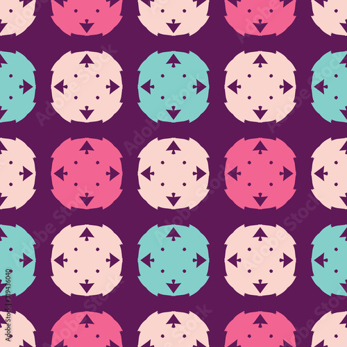 Seamless pattern with geometric elements. Stylish abstract illustration.