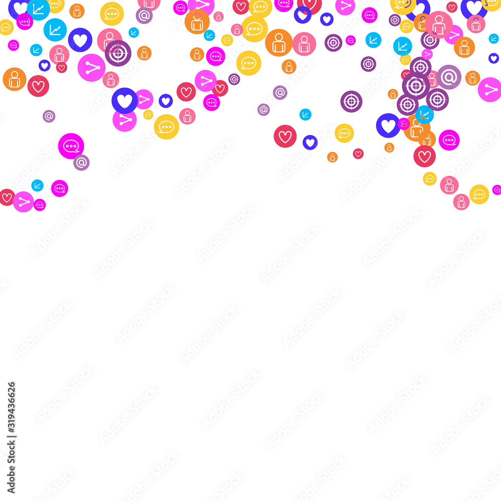 Social media marketing, Communication concept. Social media marketing, Communication concept.