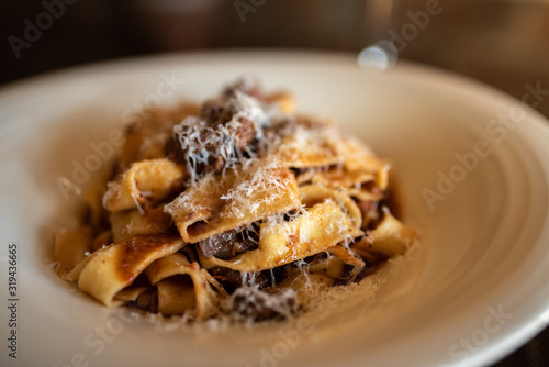 Parpadelle with ragu photo