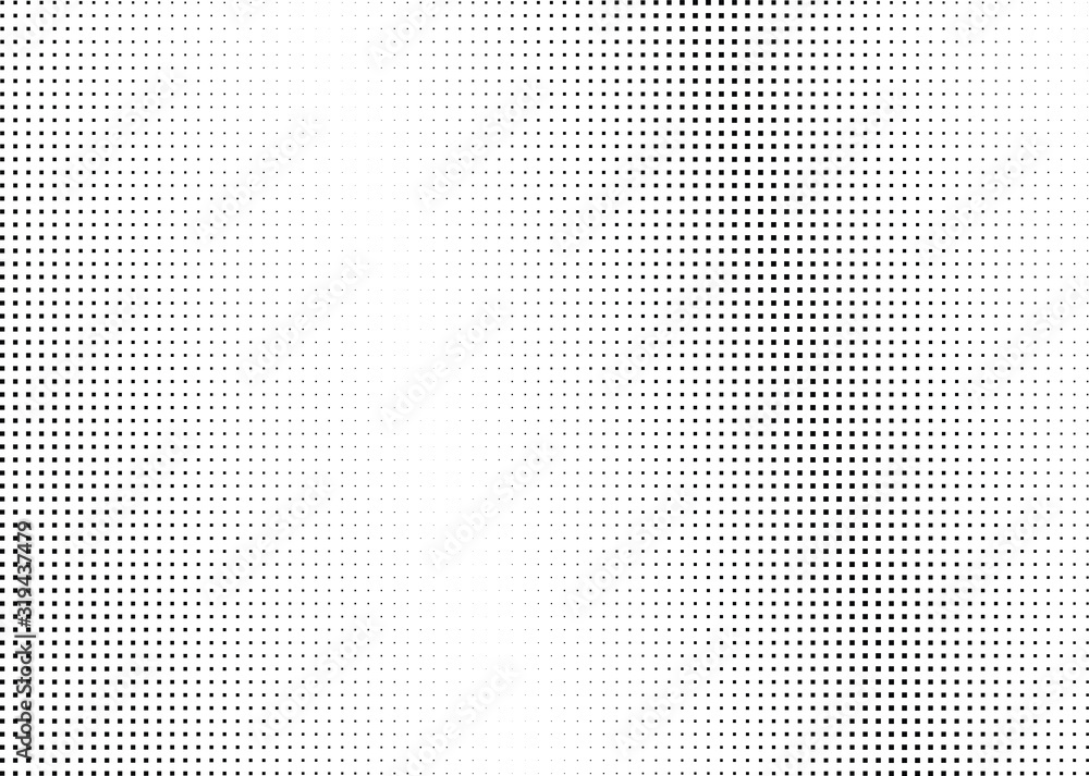 Abstract halftone dotted background. Monochrome pattern with square. Vector modern futuristic texture for posters, sites, cover, business cards, postcards, interior design, labels and stickers. Abstract halftone dotted background. Monochrome pattern with square. Vector modern futuristic texture for posters, sites, cover, business cards, postcards, interior design, labels and stickers.