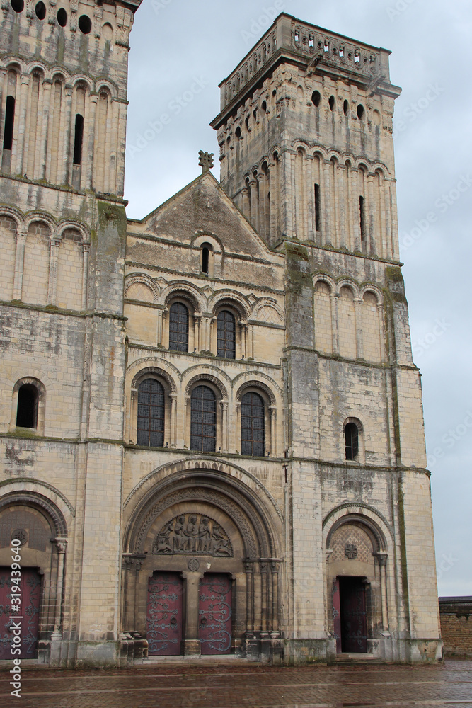 trinity church in caen in normandy (france)