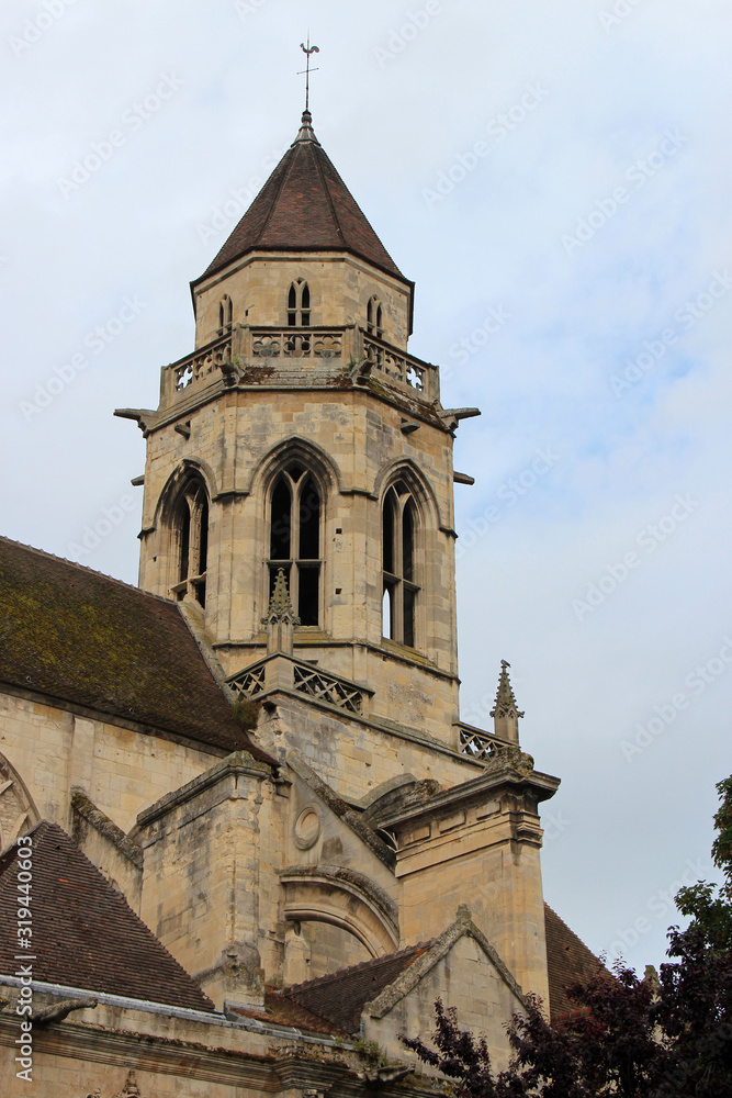 le-vieux-saint-etienne church in caen in normandy (france)