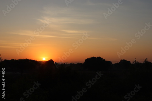 photography of silhouette in sunrise or silhouette background