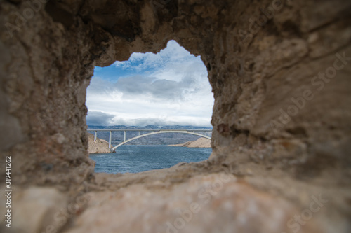 Bridge to the island of Pag