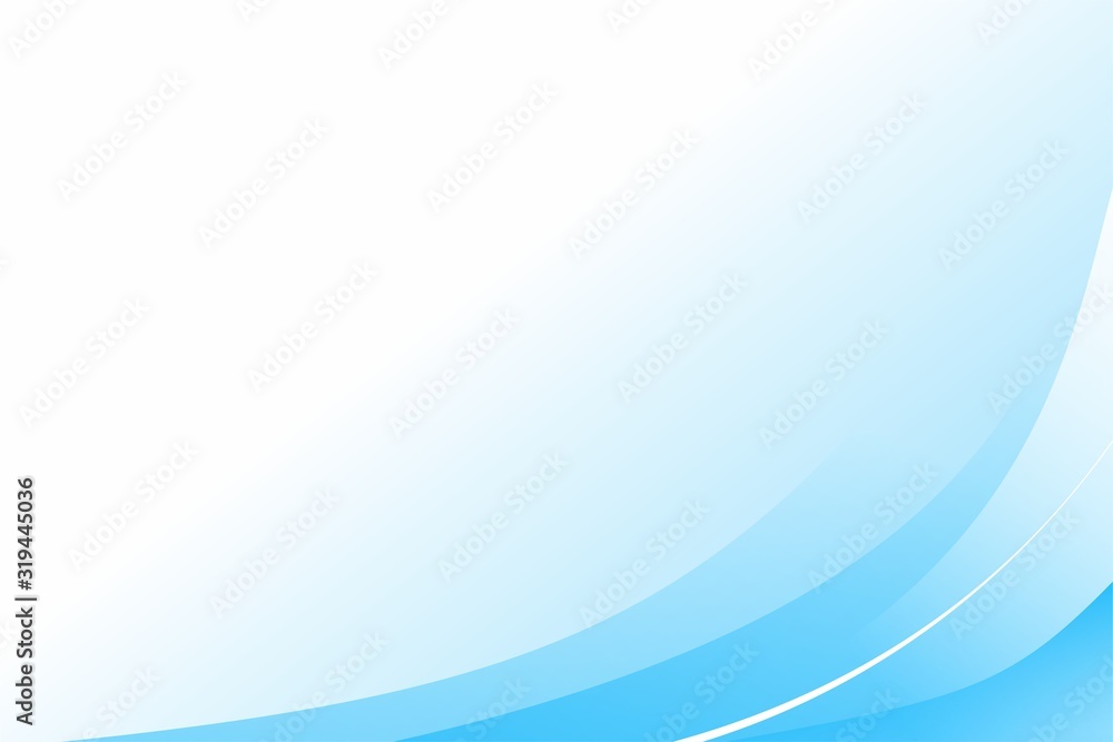 Simple Blue and White Wave Background Design, Soft Blue Wave Background Template Vector Simple Blue and White Wave Background Design, Soft Blue Wave Background Template Vector