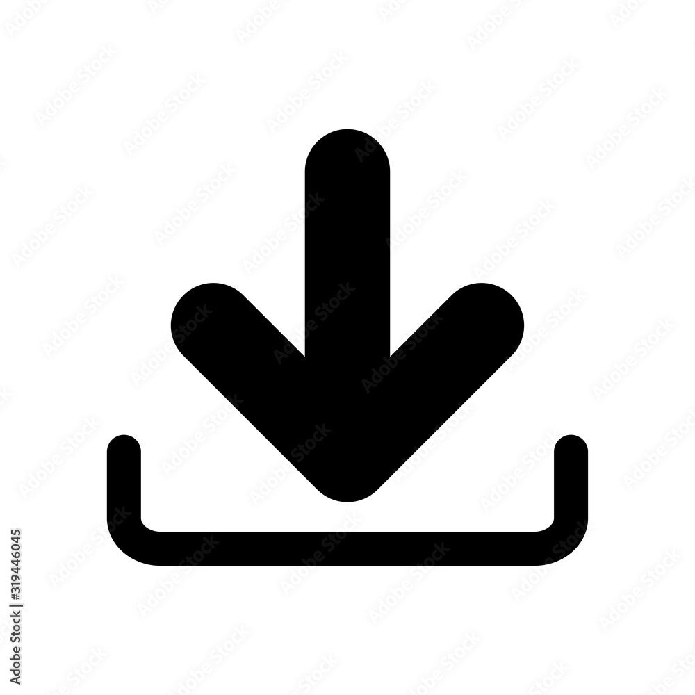 Download vector icon, install symbol. Modern, simple flat vector illustration for web site or mobile app Download vector icon, install symbol. Modern, simple flat vector illustration for web site or mobile app