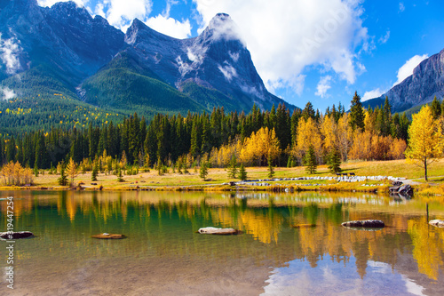  Bright day in the Canadian Rockies