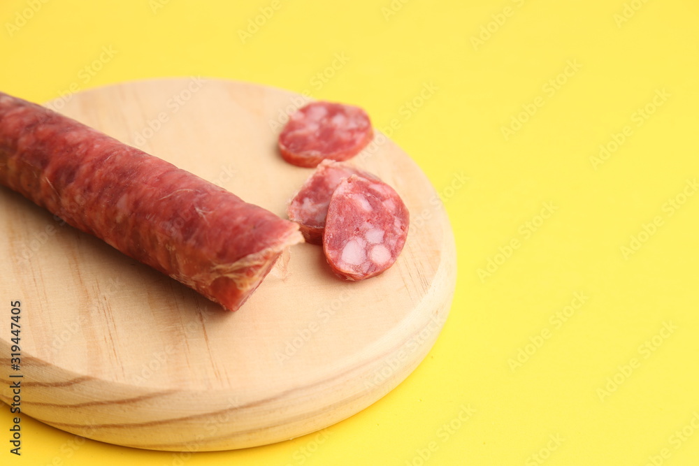 delicious traditional sausage made in Spanish delicious traditional sausage made in Spanish