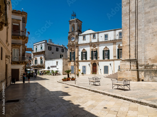Piazza Maria Immacolata, Basilica di San Martino, Martina Franca, Valle d'Itria, Province of Taranto, Puglia, Italy photo