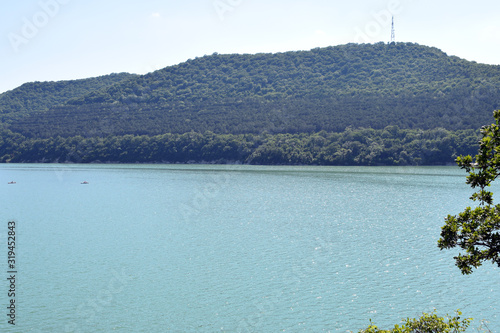 mountains and lake
