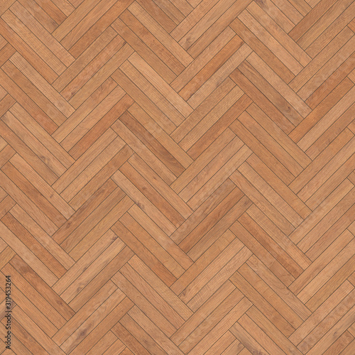 Seamless wood parquet texture herringbone sand color