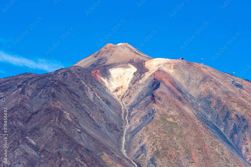 Naklejka premium Top of volcano Teide