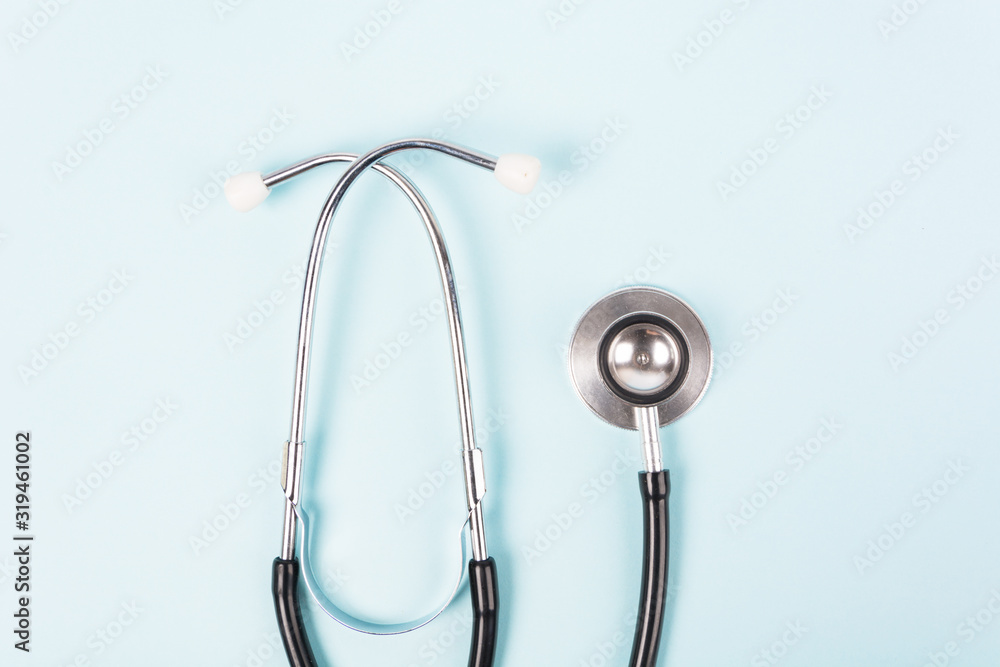 stethoscope and single-phase medical masks stethoscope and single-phase medical masks