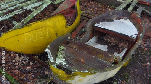 Wallpaper Mural Chornobyl old abandoned city, Abandoned house in the exclusion zone in Chernobyl, the city of Pripyat. April Torontodigital.ca
