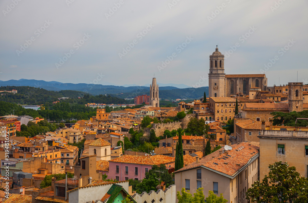 Girona city in Catalonia, Spain Girona city in Catalonia, Spain