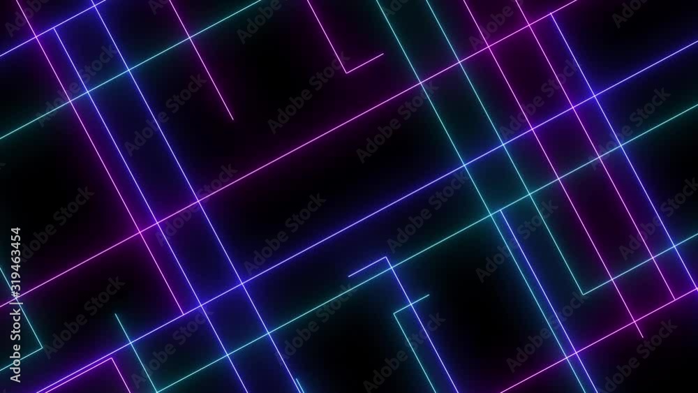 Abstract Retro cyberpunk Sci-Fi Neon bright lens flare colored on black background. Pattern laser show colorful design for banners advertising technologies. Retro style of the 80s Abstract Retro cyberpunk Sci-Fi Neon bright lens flare colored on black background. Pattern laser show colorful design for banners advertising technologies. Retro style of the 80s