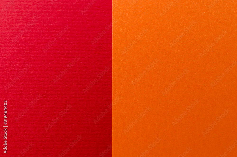 Fototapeta premium Two colors paper texture background. Place for text. Two tones. Background for presentation.