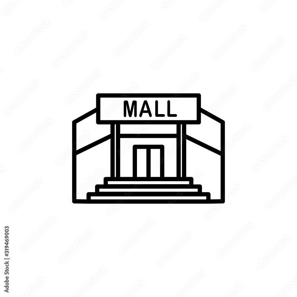 Vector mall icon