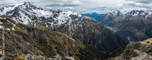 Panoramic view on mountains and pass © Martin