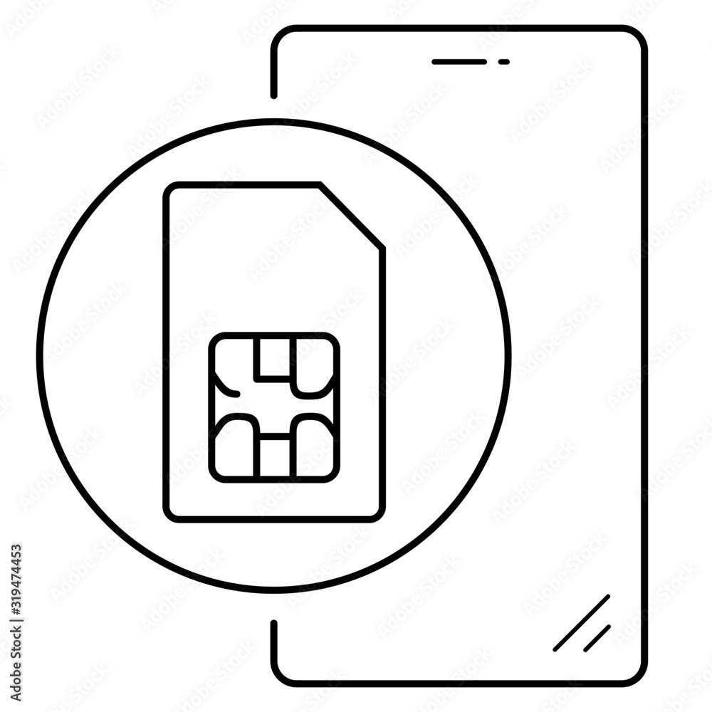 Cell phone SIM card Cell phone SIM card