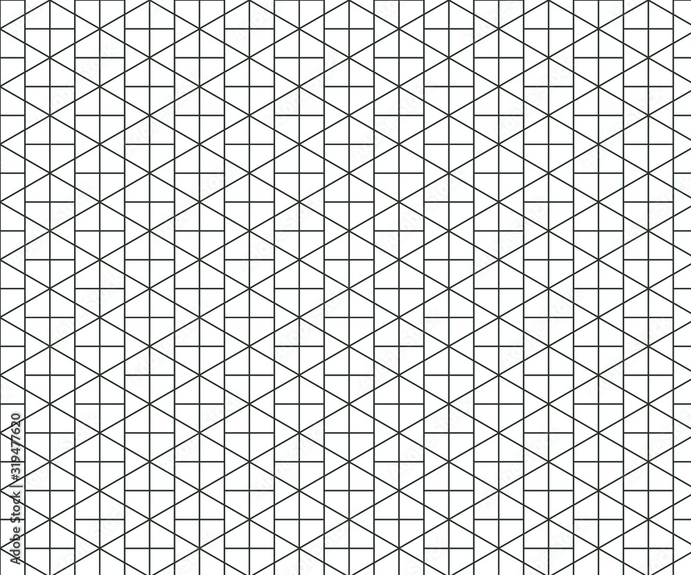 Repeating hexagon shape vector pattern Repeating hexagon shape vector pattern
