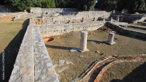 Ruins of the Byzant Kastrum on Brijuni NP photo