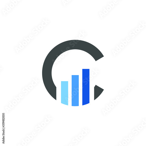 Business corporate letter C logo vector illustration