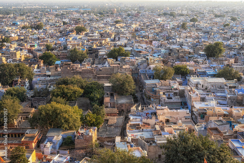 Fototapeta Naklejka Na Ścianę i Meble -  Jodhpur city view from top