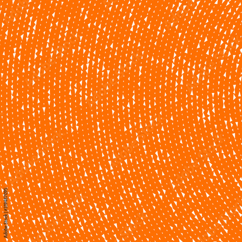 geometrical polygon abstract on orange background