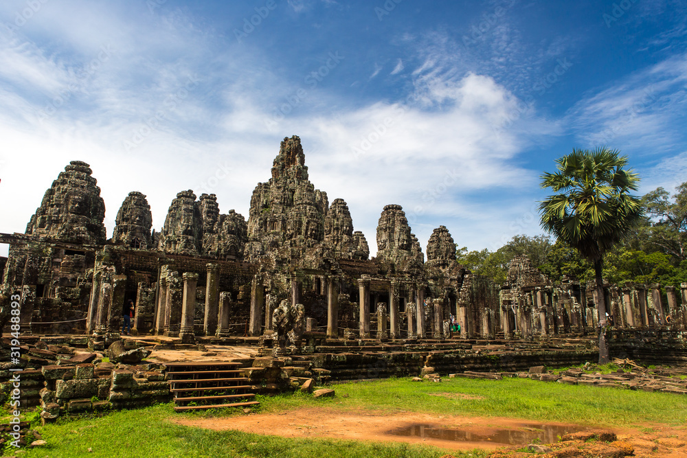 Prasat Bayon Temple in Angkor Thom, near Siem Reap, Cambodia