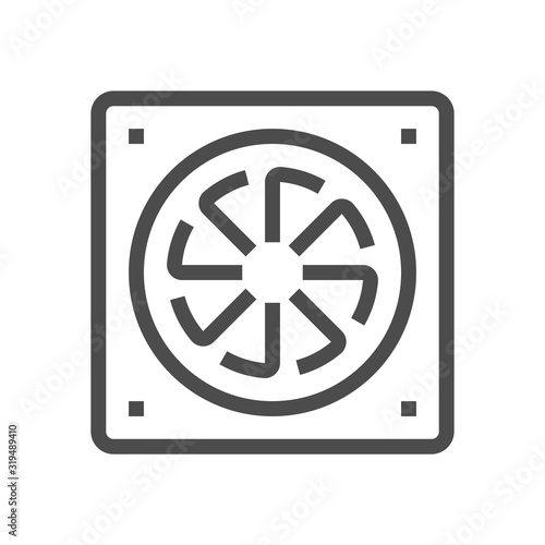 computer chip fan icon