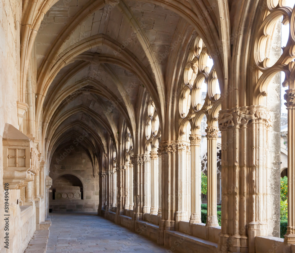 The Monastery of Santa Maria de Santes Creus (Aiguamurcia). Catalonia, Spain
