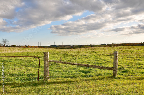 Vacant lot with fence