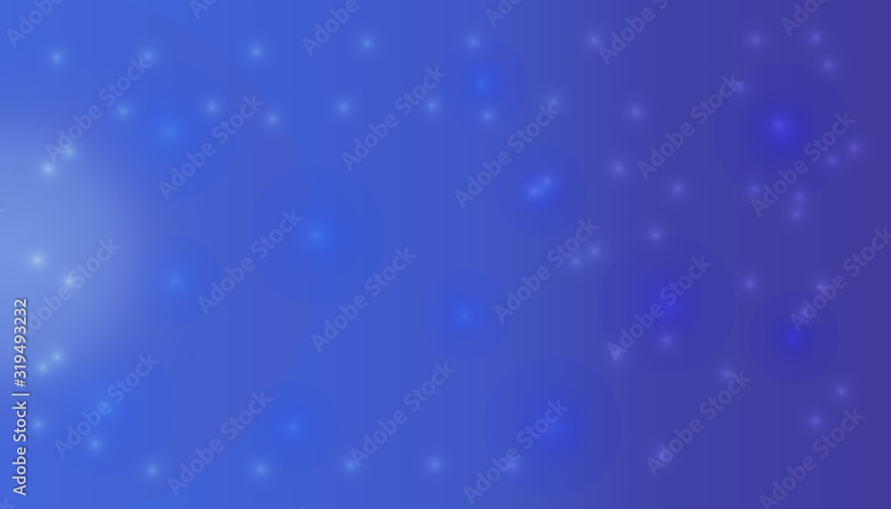 Abstract light in blue colors background.