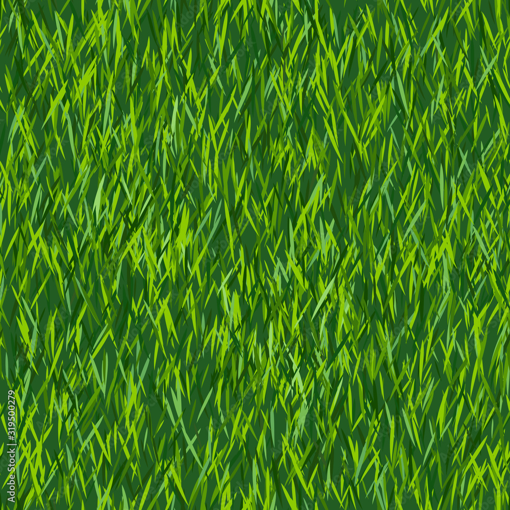 Green grass texture or background. Seamless pattern. Stock Vector | Adobe  Stock
