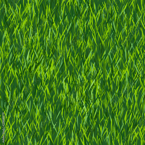 Green grass texture or background. Seamless pattern.