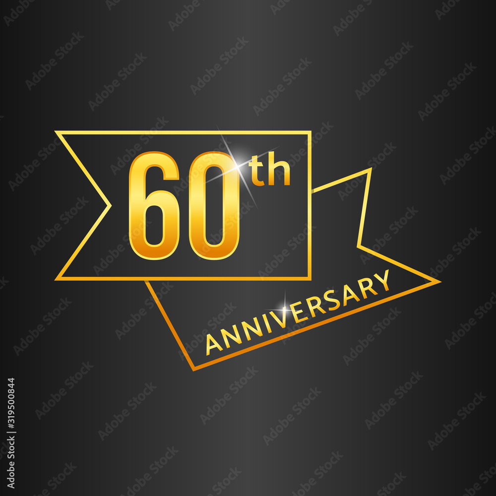 Gold 60 Years anniversary celebration Gold 60 Years anniversary celebration