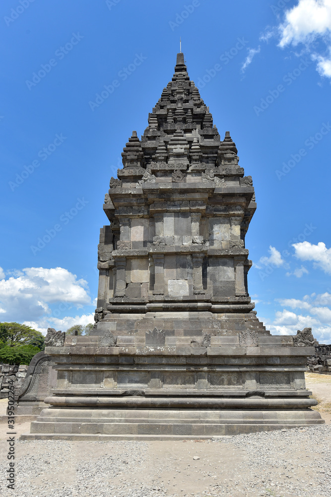 Fototapeta premium Yogyakarta, Indonesia: August 8, 2019: Prambanan Temple, Hindu Temple on Java